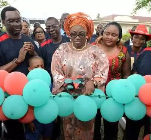 Lagos State First Lady at the opening ceremony of LTV Christmas family funfair
